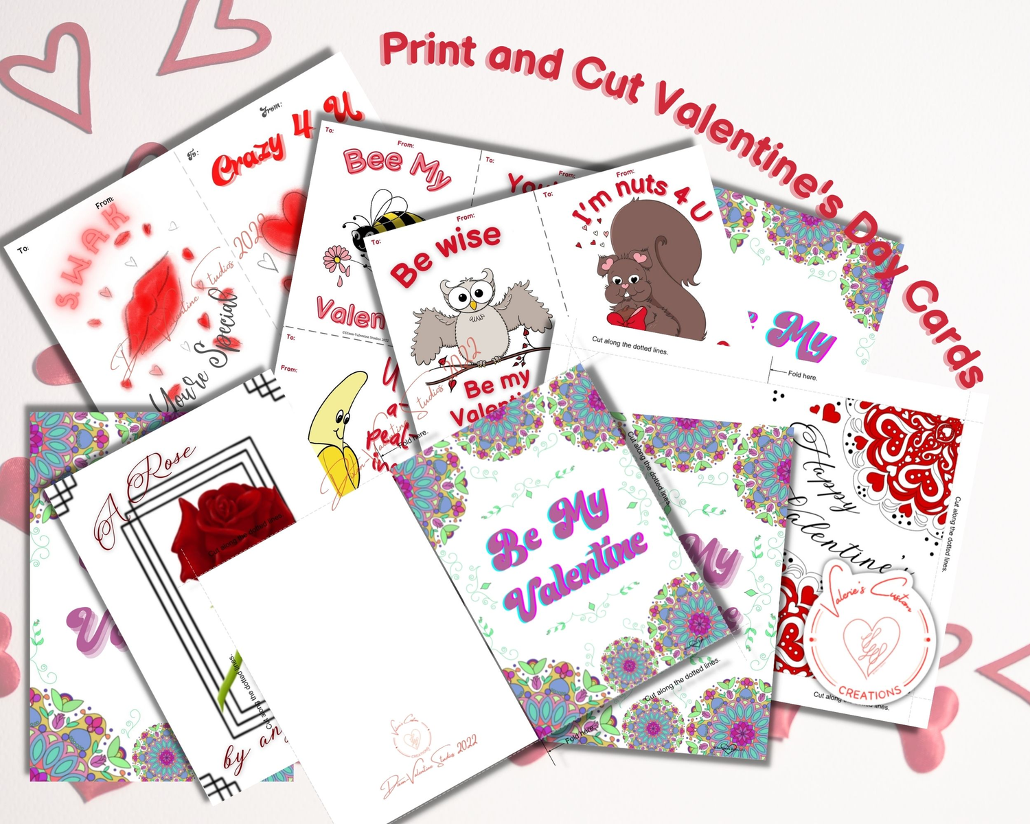 Print & Cut Valentine's Day Cards