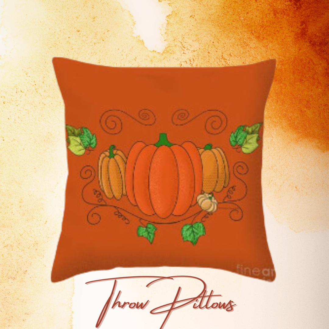 Autumn - Fall - Halloween - Throw Pillows