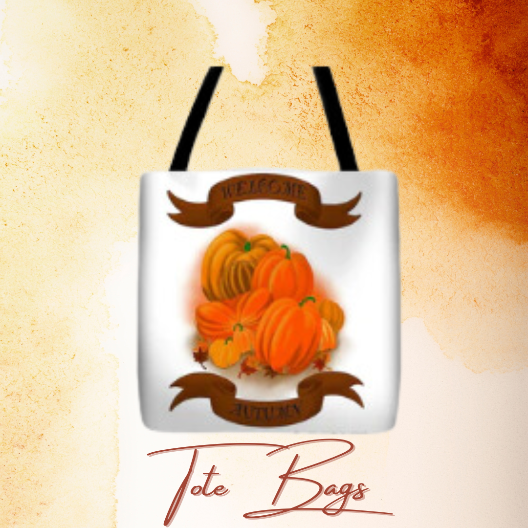 Autumn - Fall - Halloween - Tote Bags
