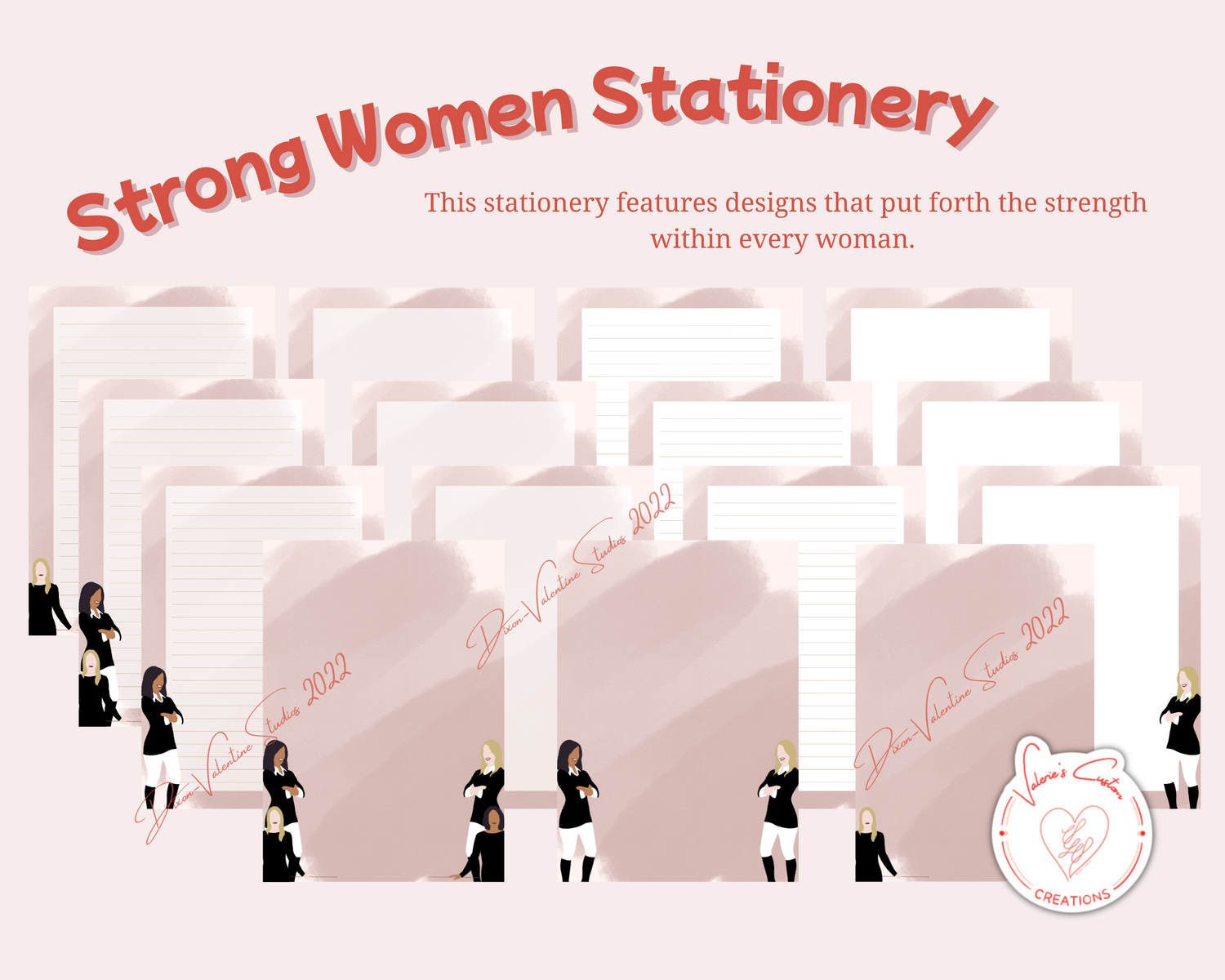 Strong Women Stationery