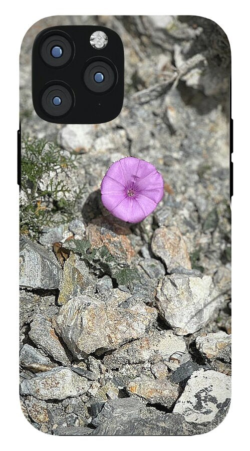 Amethyst Oasis in a Barren Landscape - Phone Case