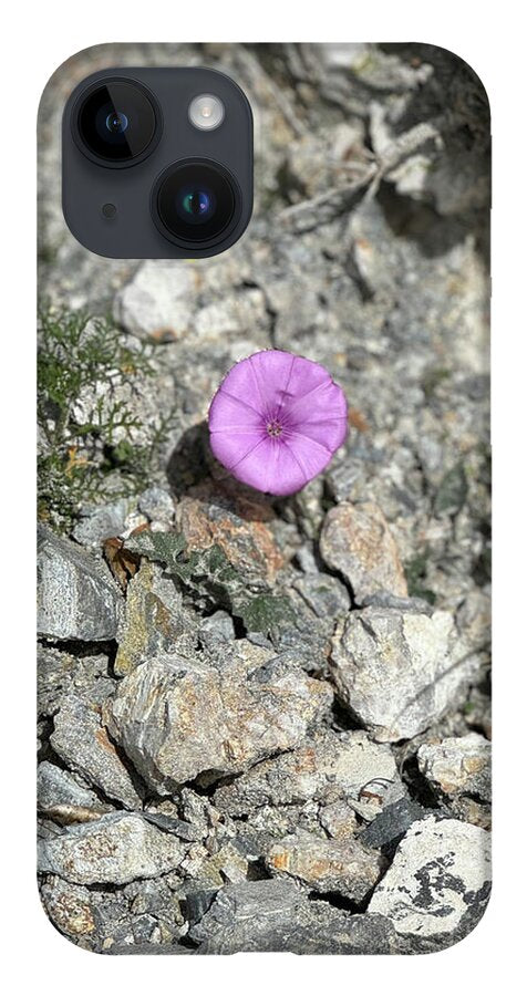 Amethyst Oasis in a Barren Landscape - Phone Case