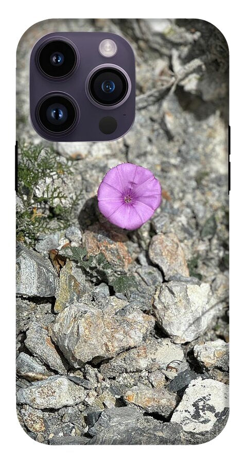 Amethyst Oasis in a Barren Landscape - Phone Case