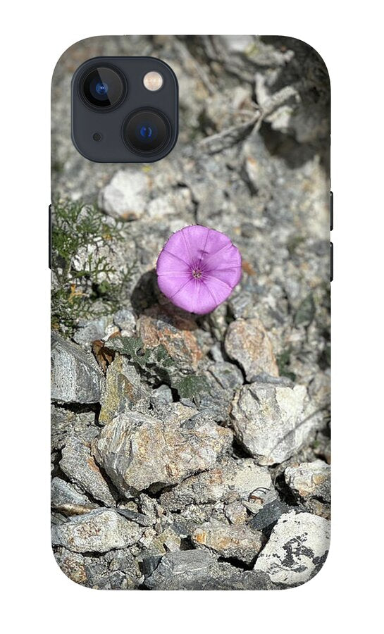 Amethyst Oasis in a Barren Landscape - Phone Case