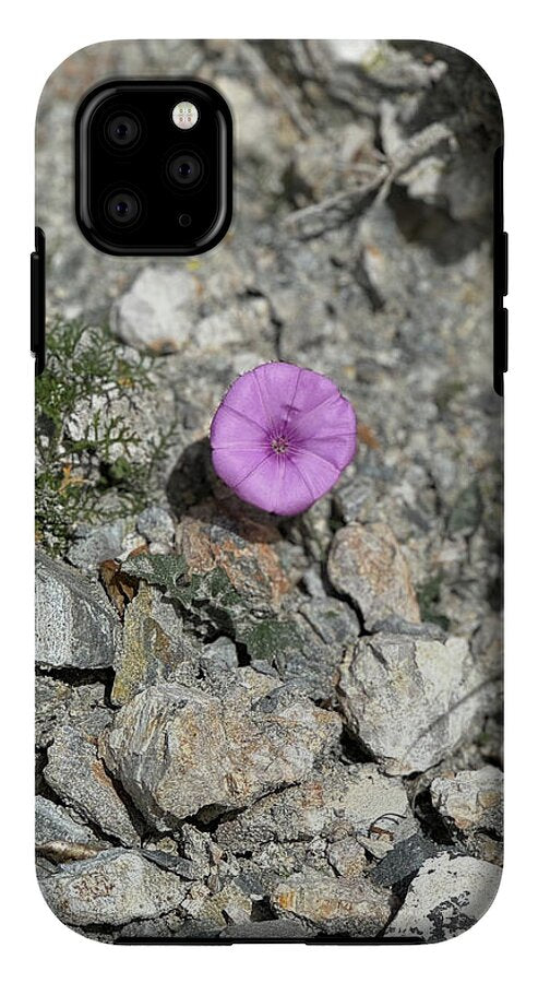 Amethyst Oasis in a Barren Landscape - Phone Case