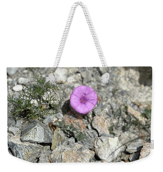 Amethyst Oasis in a Barren Landscape - Weekender Tote Bag