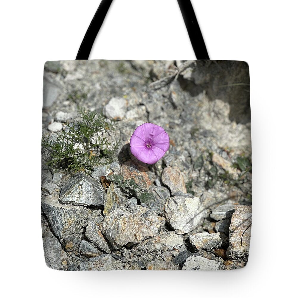 Amethyst Oasis in a Barren Landscape - Tote Bag