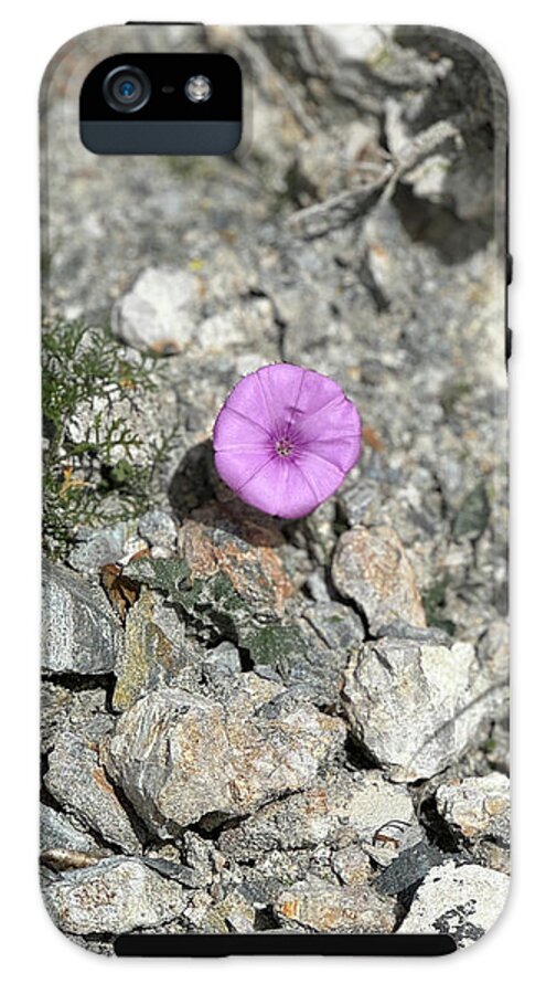 Amethyst Oasis in a Barren Landscape - Phone Case