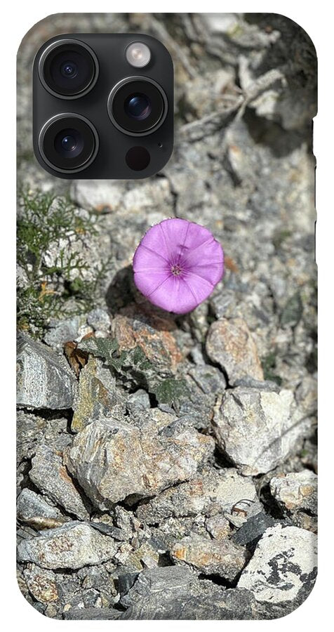 Amethyst Oasis in a Barren Landscape - Phone Case