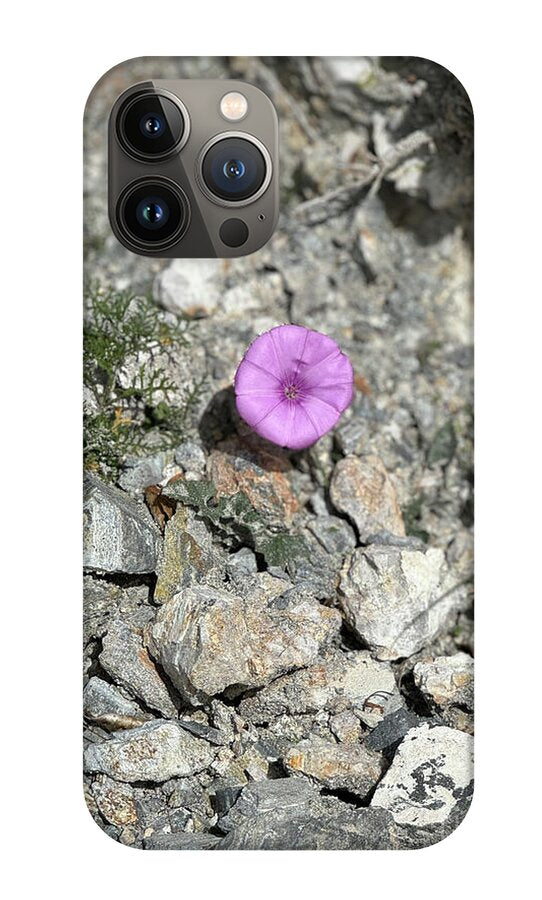 Amethyst Oasis in a Barren Landscape - Phone Case