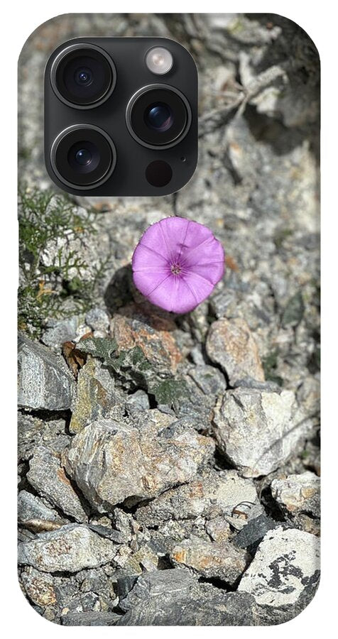 Amethyst Oasis in a Barren Landscape - Phone Case