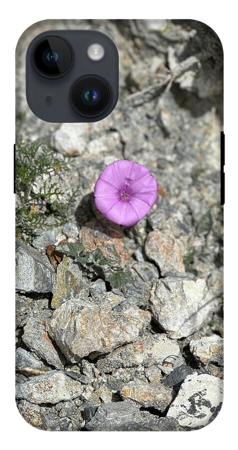 Amethyst Oasis in a Barren Landscape - Phone Case