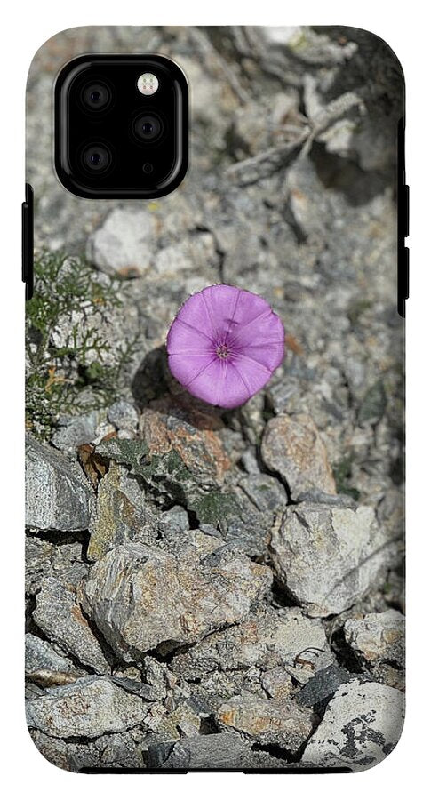 Amethyst Oasis in a Barren Landscape - Phone Case