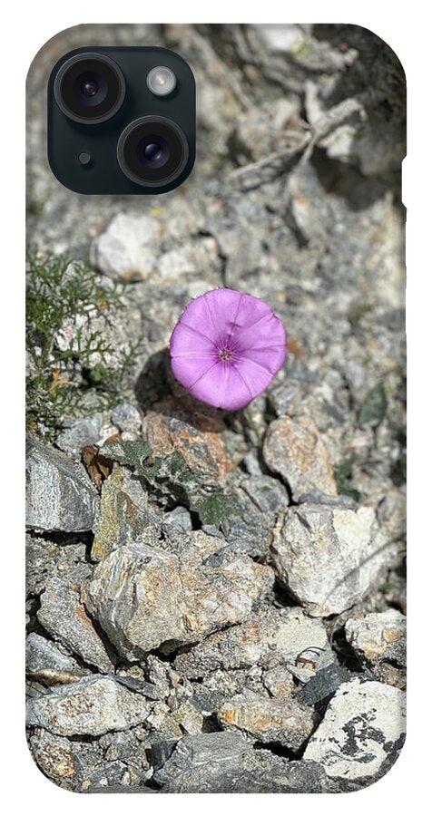 Amethyst Oasis in a Barren Landscape - Phone Case