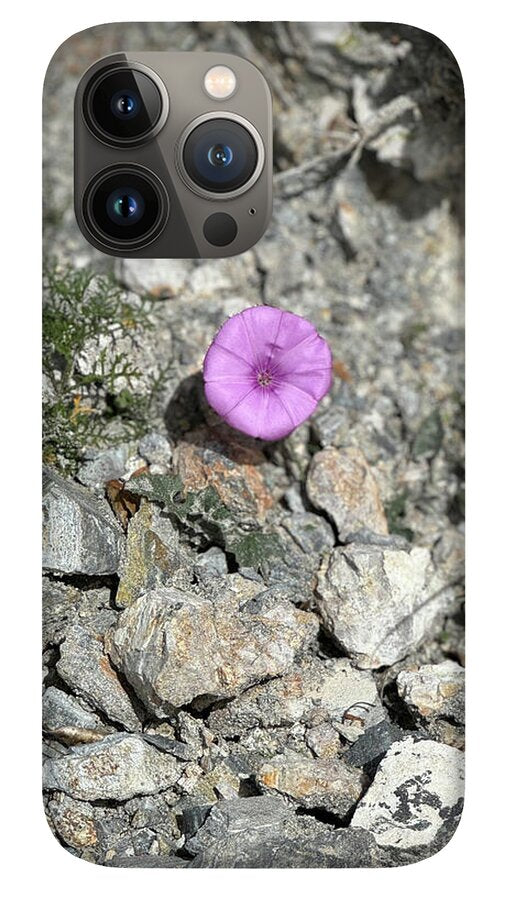 Amethyst Oasis in a Barren Landscape - Phone Case