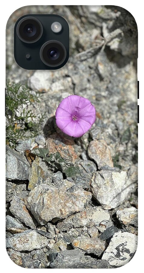 Amethyst Oasis in a Barren Landscape - Phone Case