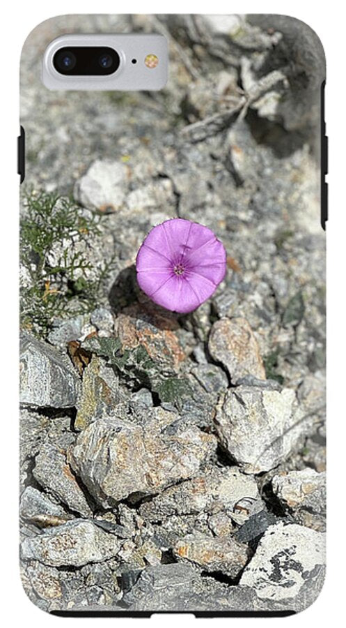 Amethyst Oasis in a Barren Landscape - Phone Case