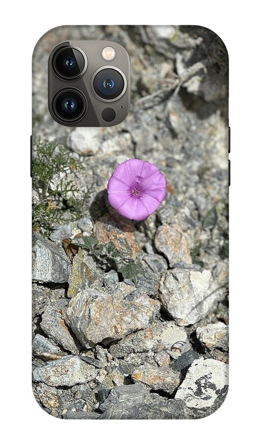 Amethyst Oasis in a Barren Landscape - Phone Case