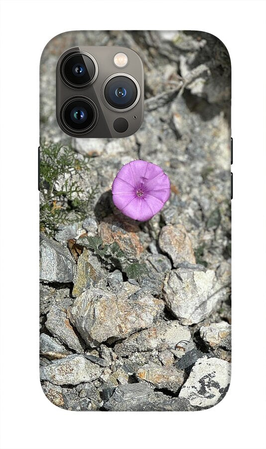 Amethyst Oasis in a Barren Landscape - Phone Case