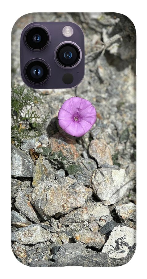 Amethyst Oasis in a Barren Landscape - Phone Case