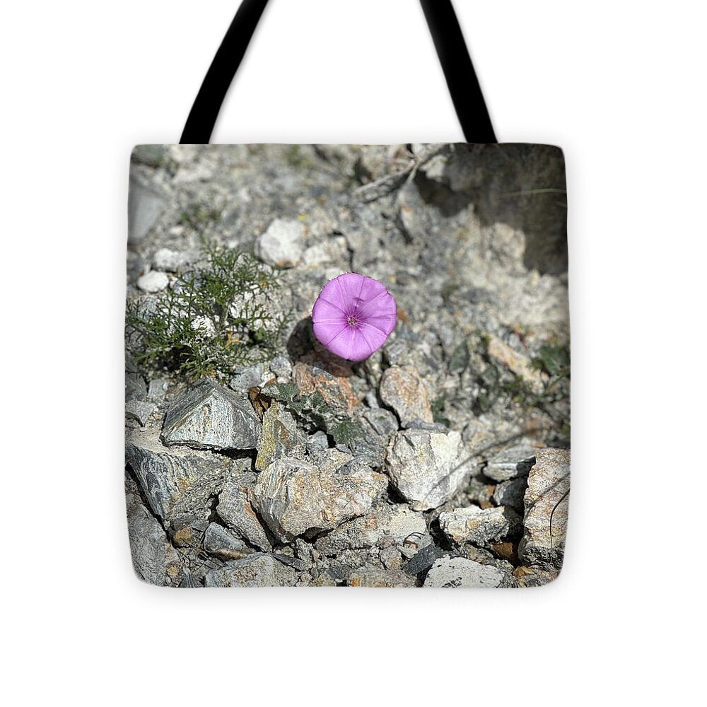 Amethyst Oasis in a Barren Landscape - Tote Bag