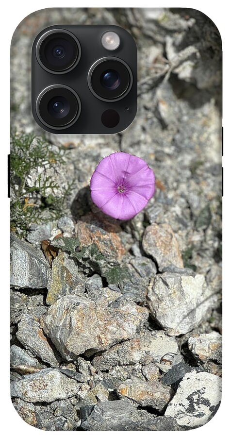 Amethyst Oasis in a Barren Landscape - Phone Case