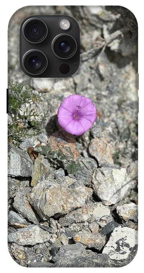 Amethyst Oasis in a Barren Landscape - Phone Case