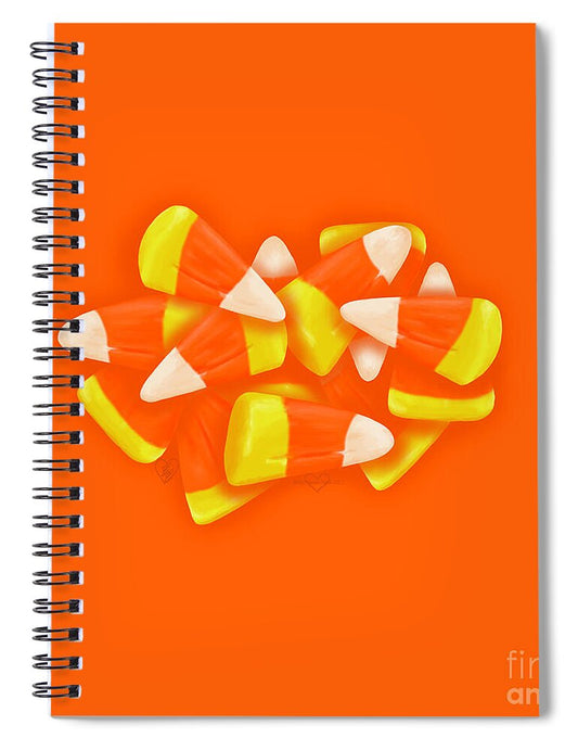Candy Corn Delight - Spiral Notebook