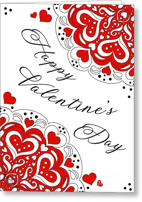 Valentine's Day Splendor - Greeting Card