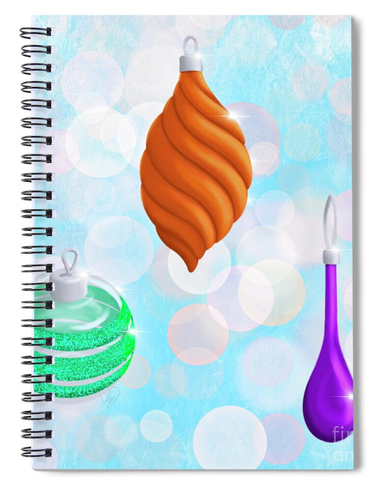 Holiday Sparkle - Spiral Notebook