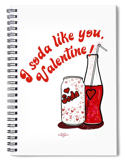 Soda Pop Romance - Spiral Notebook