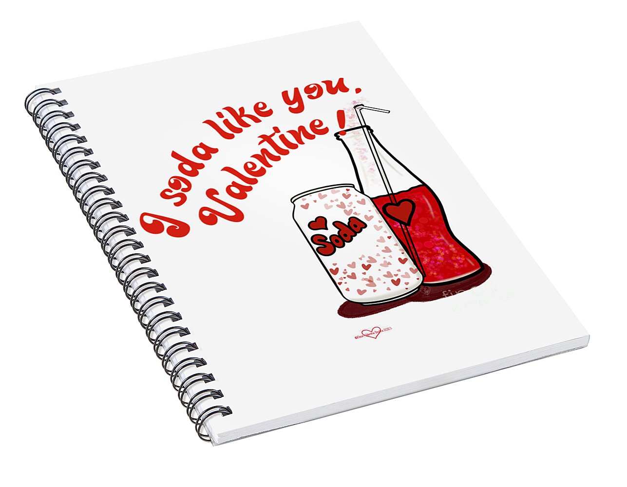 Soda Pop Romance - Spiral Notebook