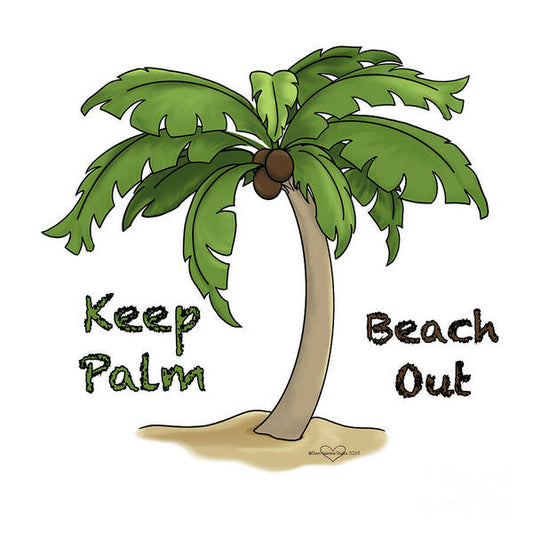 Keep Palm Beach Out - Art Print