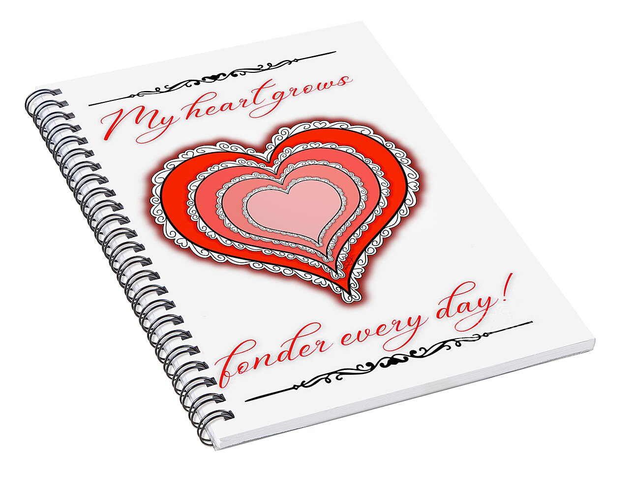 Ever-Growing Fondness - Spiral Notebook