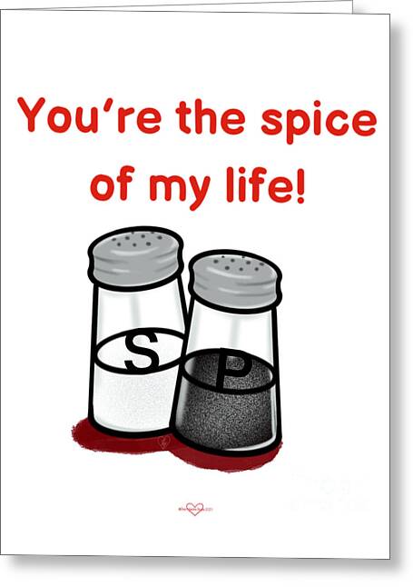 Spice of My Life - Greeting Card