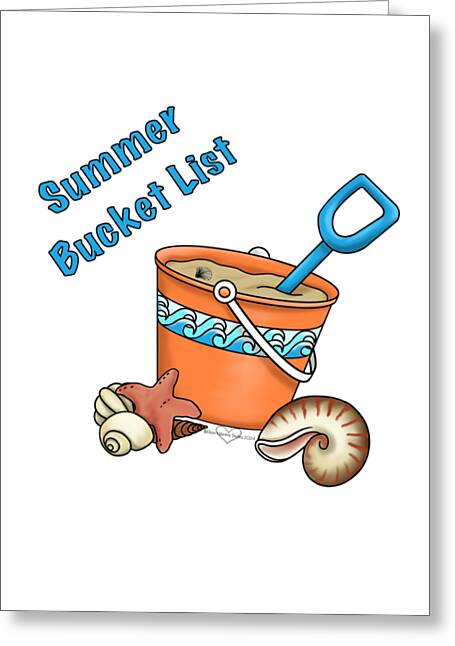 Summer Bucket List - Greeting Card