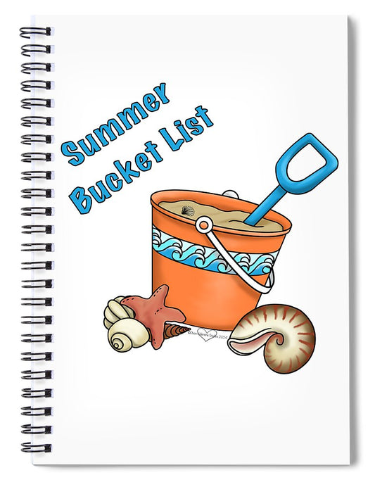 Summer Bucket List - Spiral Notebook