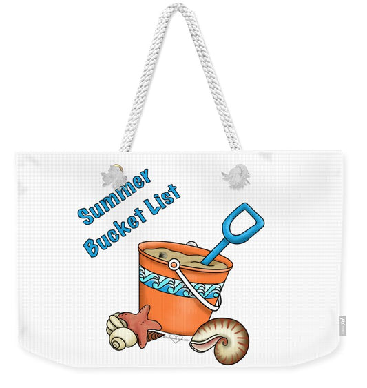 Summer Bucket List - Weekender Tote Bag