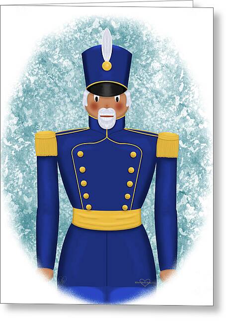Winter's Guardian The Nutcracker Soldier - Greeting Card
