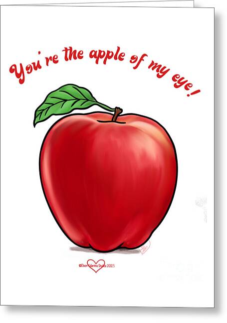 Apple of My Eye - Greeting Card