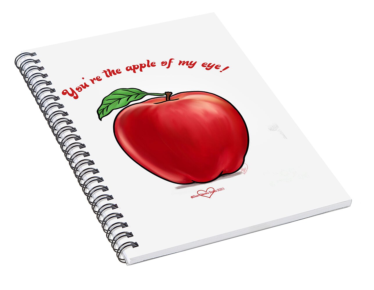 Apple of My Eye - Spiral Notebook