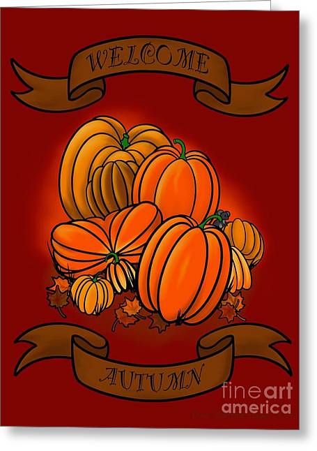 Welcome Autumn 1 - Greeting Card