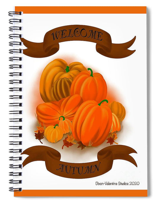 Welcome Autumn 2 - Spiral Notebook