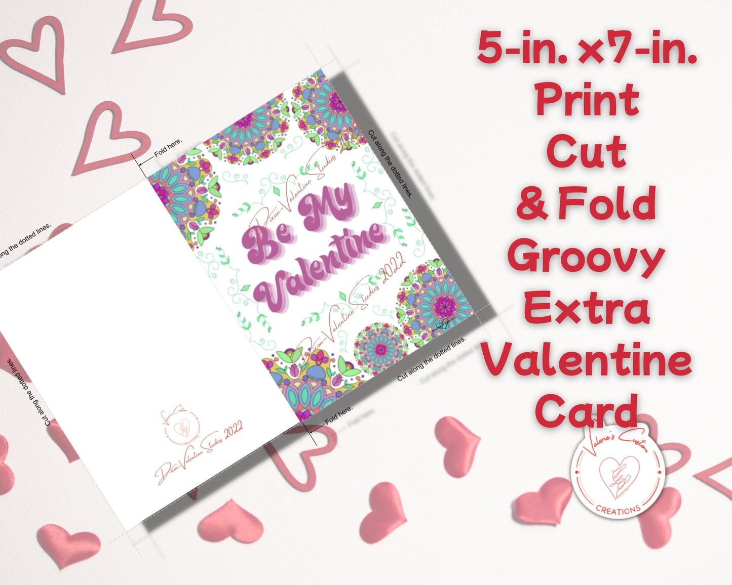 5-in. x 7-in. Print, Cut, & Fold Valentine's Day Cards