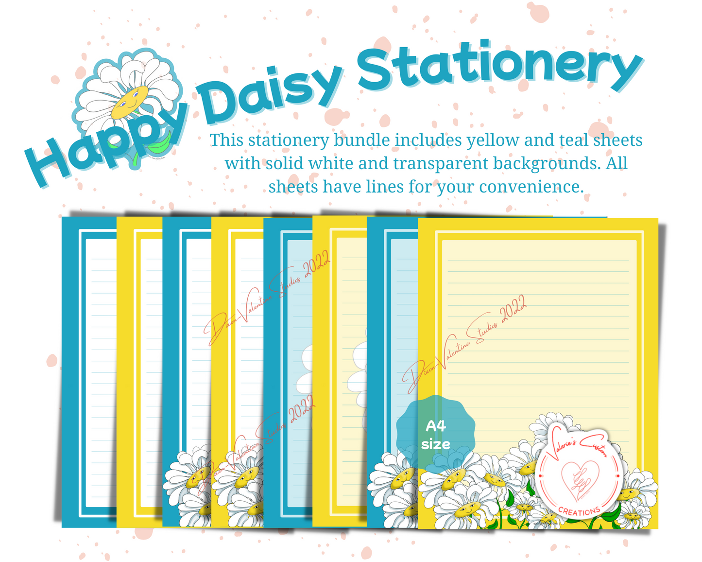 Happy Daisy Bundle All Lined