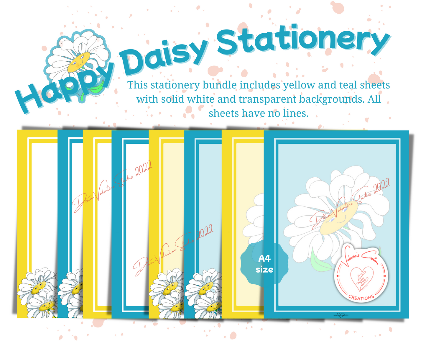 Happy Daisy Bundle No Lines