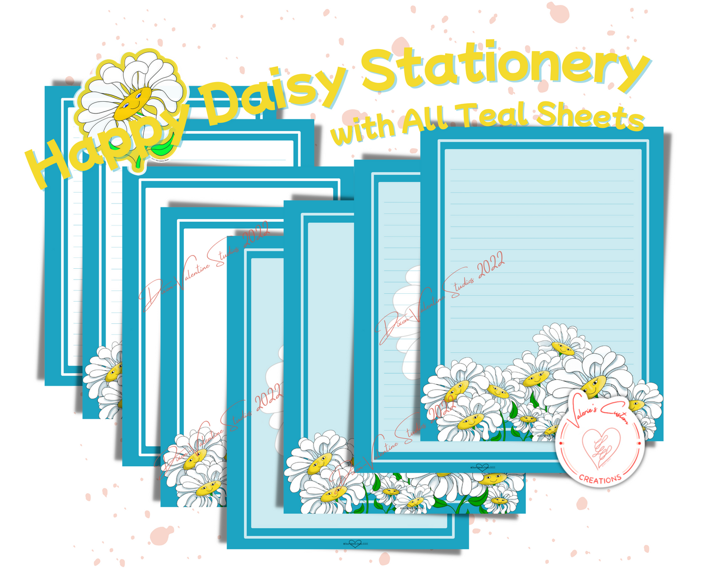 Happy Daisy All Teal Bundle