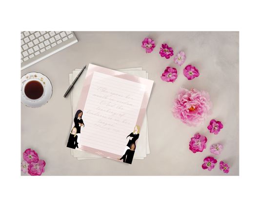Strong Women Lined Stationery