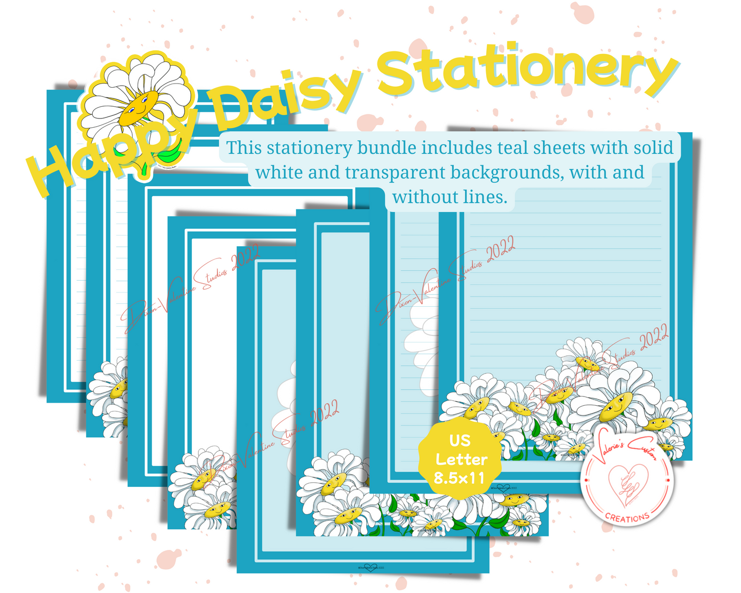 Happy Daisy All Teal Bundle