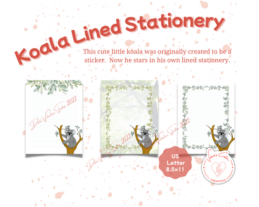Kooala the Koala Lined Stationery Bundle